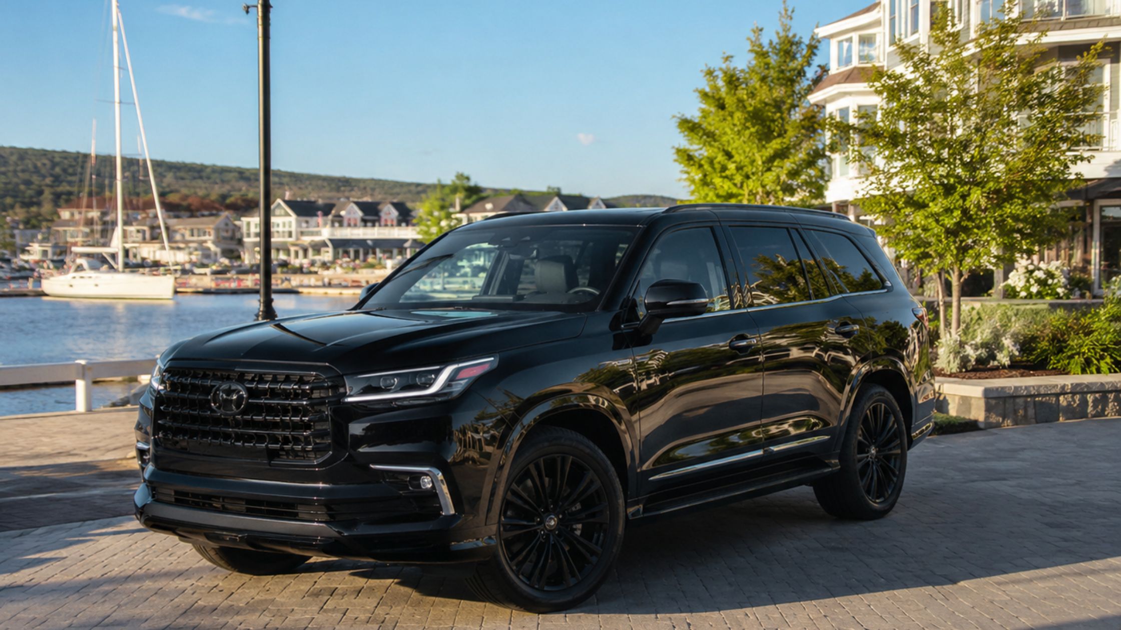 Simcoe County Limousine Services black SUV for airport transportation